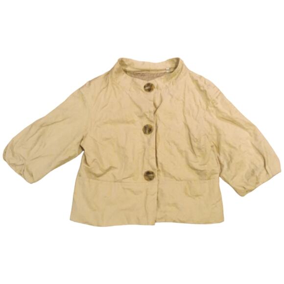 Vince khaki bolero cotton metal blend - Picture 2 of 5